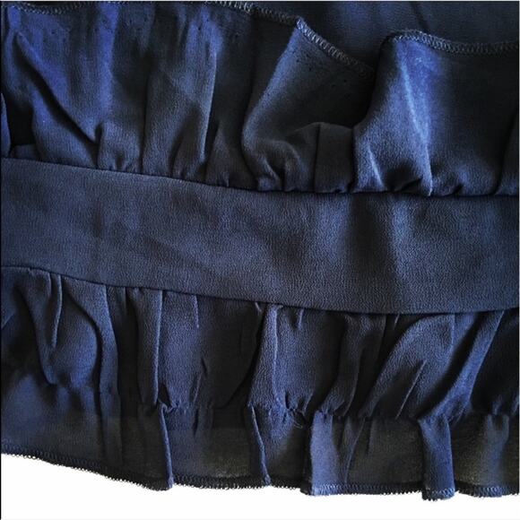 The Arte by Zenana sheer chiffon ruffled embellished tank small - Picture 5 of 8